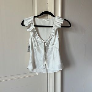 Aritzia Cream Blouse